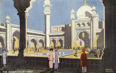 Den indiska gården, British Empire Exhibition, Wembley, 1924